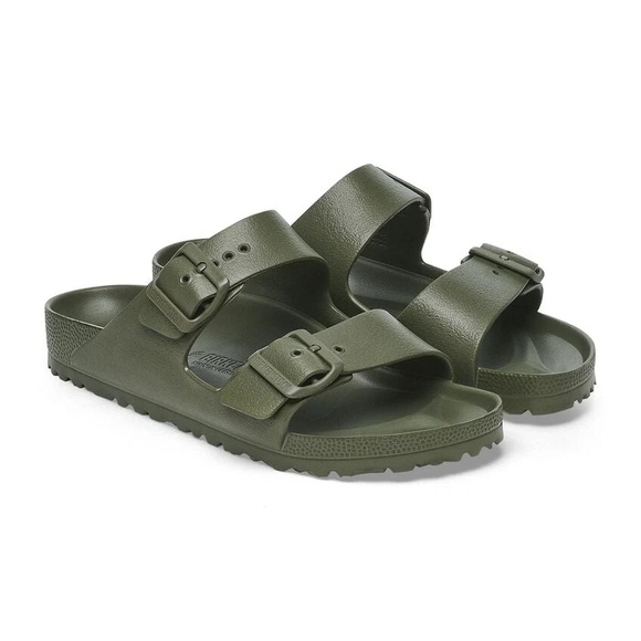 Birkenstock Other - Birkenstock Men’s Arizona Essentials, Khaki, Size 43, Excellent Condition